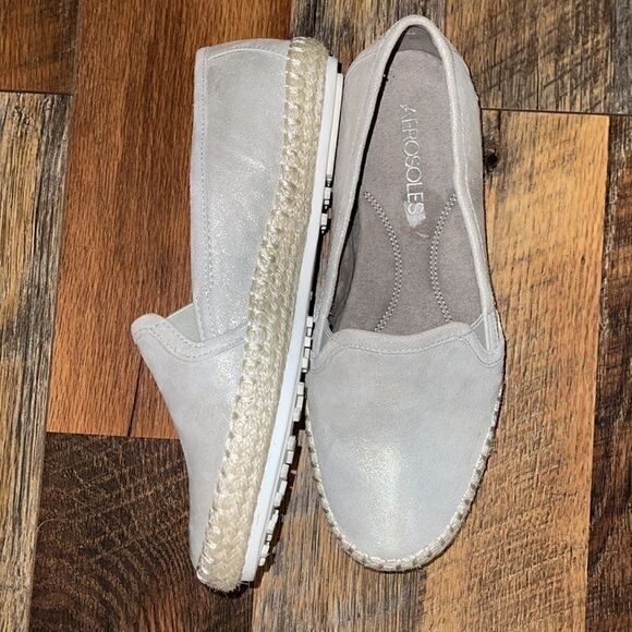 Aerosoles Let's Drive Espadrille Slip-On Shoes -6W - Picture 1 of 16